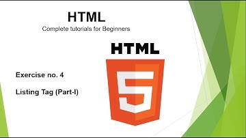 Listing tags in HTML || Part 1 || HTML tutorial for beginners || In Urdu