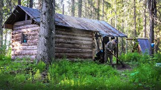 I LIVE ALONE WITH MY DOG IN A LOG CABIN. THE BEAR GOT INTO THE MAN'S DWELLING. by LIFE OUTSIDE 149,746 views 10 months ago 17 minutes