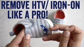 Easiest & Best Way to Remove HTV + Heat Transfer Vinyl + Iron-on Without Ruining Your Projects! screenshot 4