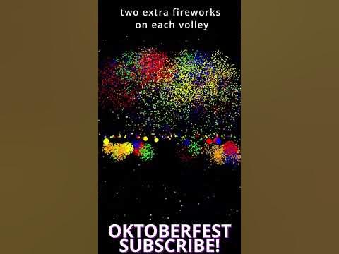 Fireworks using Python, but more launch each time - YouTube