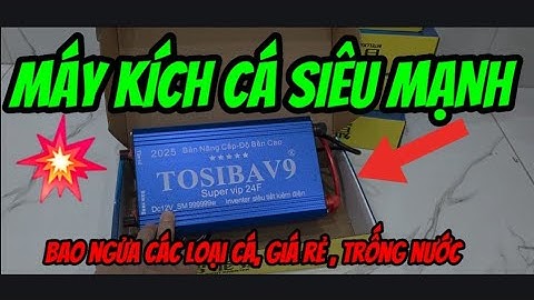 Máy kích cá - Máy đời mới nhất 2025 siêu mạnh siêu khỏe , bao nổi các loại cá , bảo hành 12 tháng.