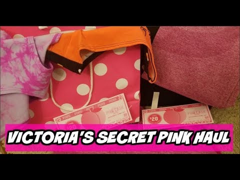 Victoria's Secret PINK Clothing Haul with FREEBIE Coupons