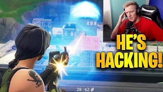 Tfue Gets STREAM SNIPED by HACKER w\/ AIMBOT in Pro Scrims (VIDEO PROOF)