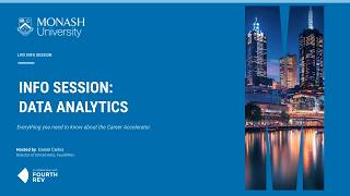 Learn data analytics alongside a full-time job | Monash Data Analytics Career Accelerator