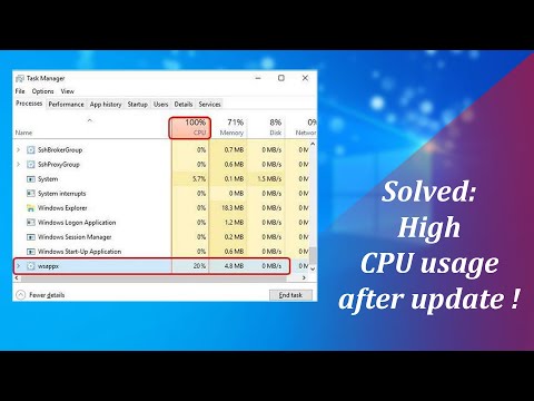 system กิน disk  2022 Update  Windows 10 High CPU usage after update ! Try these solutions to fix