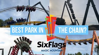 The BEST Six Flags Park? | Six Flags Magic Mountain Trip Report