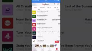 iOS TVp app screenshot 1