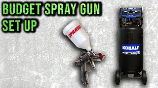 Budget Spray Gun and Compressor Set Up