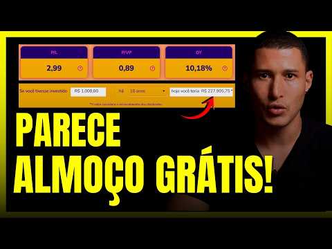 Essa AÇÃO é o mais próximo de "almoço grátis" que EXISTE! (Que absurdo)