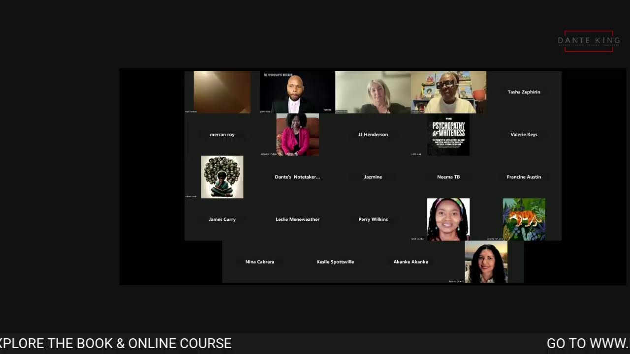 Pre-Launch Free Webinar: The Psychopathy of Whiteness