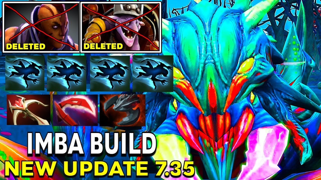 NEW UPDATE 7.35 Imba Build [ Weaver ] vs Pro Carrys + Tanker - Super ...