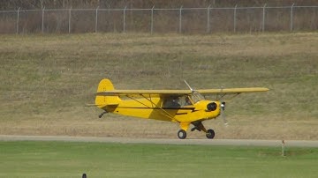 12/16/15 Piper Cub touch and go
