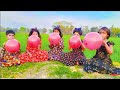 outdoor fun with Flower Balloon and learn colors for kids by I kids episode  121080P HD