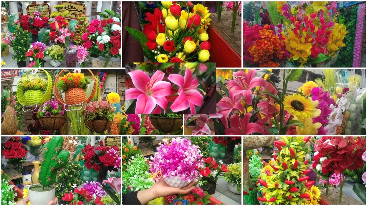 আর্টিফিশিয়াল ফুল মিরপুর থেকে সবচেয়ে কমদামে কিনুন | Artificial flower | Plastic flower price 2023