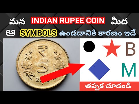 Mint Symbols On Indian Coins | Meaning Of Symbols On Indian Rupee Coins | Mint Symbols | TELUGUBRAVE