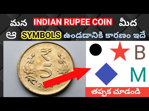 Mint Symbols on Indian Coins | Meaning of Symbols on Indian Rupee Coins | Mint Symbols | TELUGUBRAVE