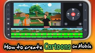 How to create cartoon video animation on mobile || copy paste work || earn 1000$ monthly screenshot 5