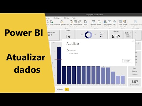 Como atualizar dados no Power BI (Power BI básico com Machine Learning - Aula 6)