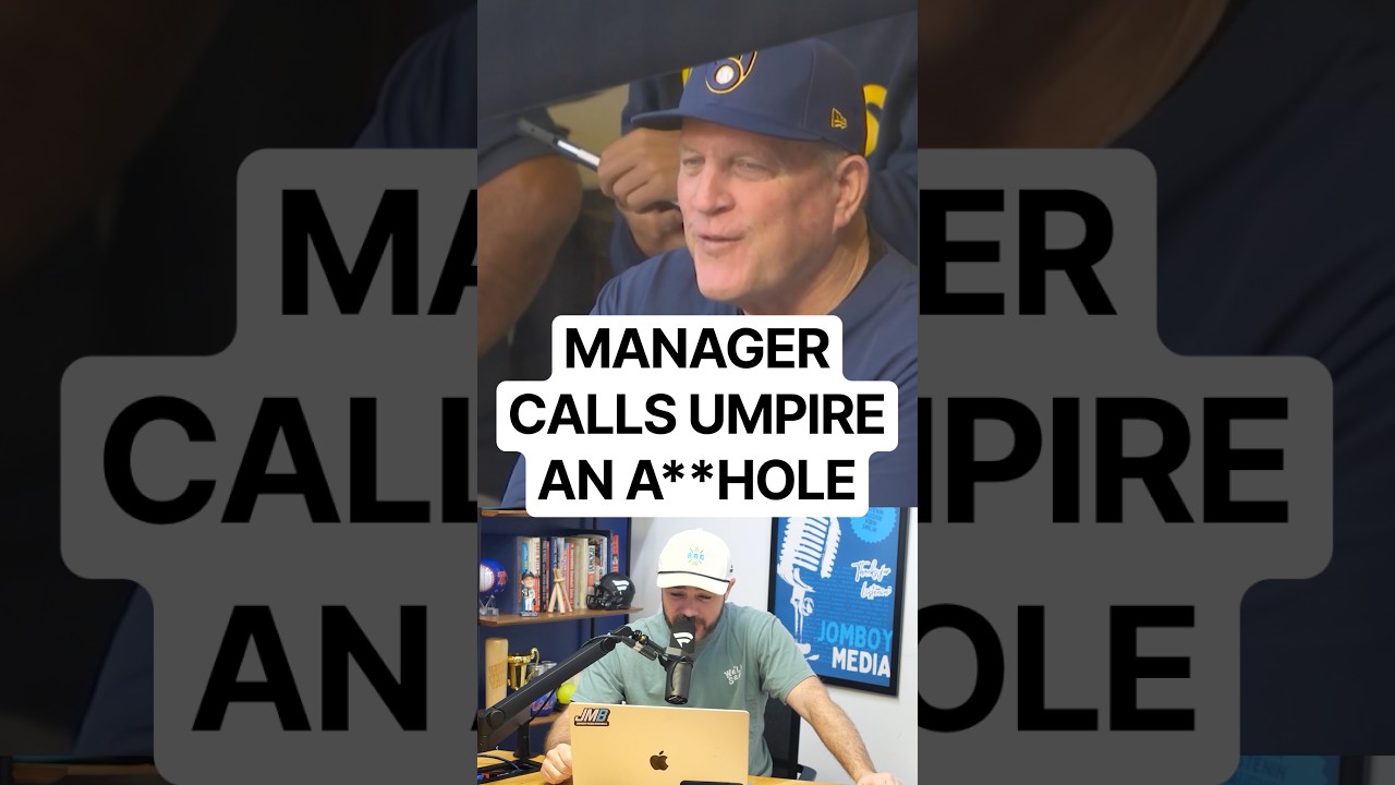 Pat Murphy yells at umpire in the postseason, a breakdown #baseball #mlb #milwaukee #brewers #umpire