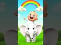 “Wow! Baby & Elephant Change Colors 🟠🟢🟣 | Color Rhyme for Kids | Kidivibe #kidssongs #shorts