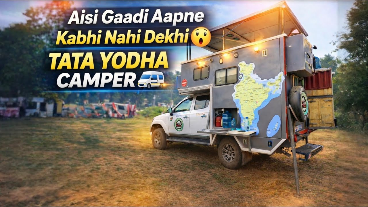 Aisi Gaadi Aapne Kabhi Nahi Dekhi 😱 | TATA YODHA Camper Van Tour