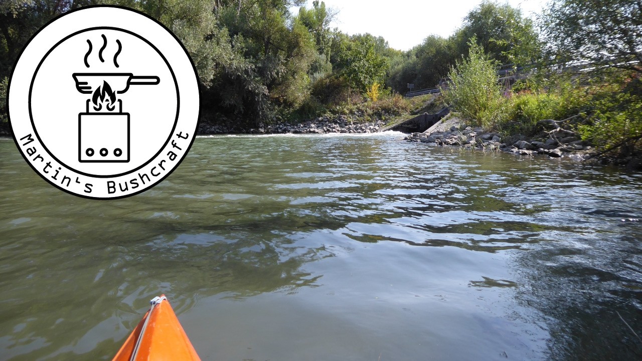 Wie gefärlich ist der Rhein für Kajakfahrer + Paddeltour Altrheinarm | Martin´s Bushcraft