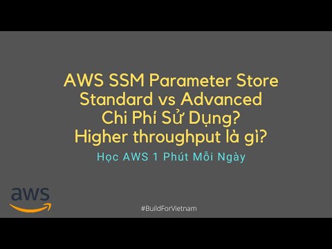 AWS SSM Parameter Store | Standard vs. Advanced? What is Higher Throughput? | Learn AWS in 1 Minu...