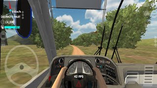 Direction Road Simulator Game -Mini Bus Driving Offroad Simulator & Pool Crosing Driving Simulator screenshot 5