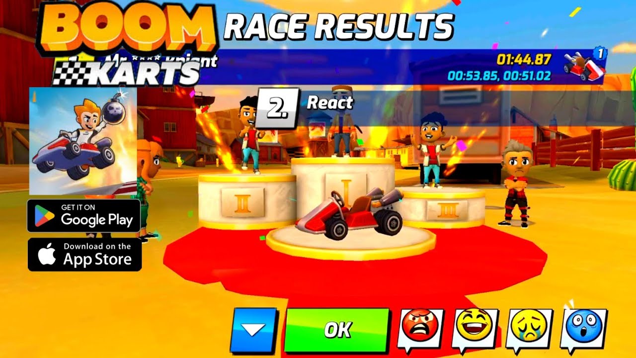Boom Karts: multiplayer racing | Enough boring lessons It's time to Gameplay | (Android & iOS)