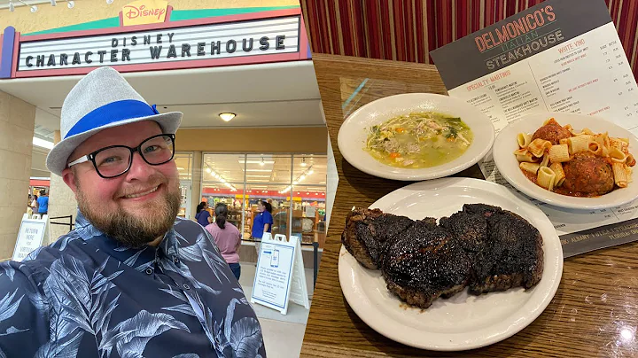 Delmonicos Italian Steakhouse | Amazing Steaks & Pasta | Shopping At Disneys Character Warehouse