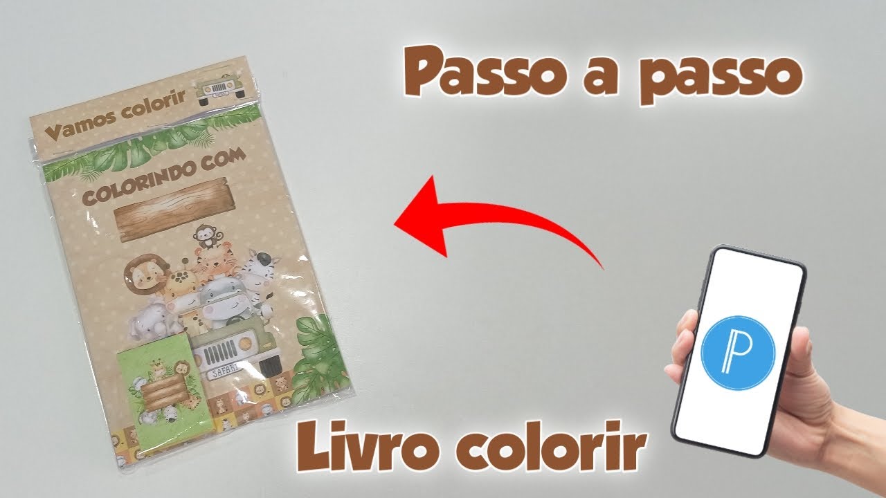 Montagem Livro colorir