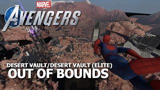 Marvels Avengers - Out of Bounds in Desert Vault! (Super Easy Glitch) @CrazeHaunt