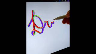 3D Lettering 😍😍 #shorts #youtubeshorts #procreate #lettering #handwriting