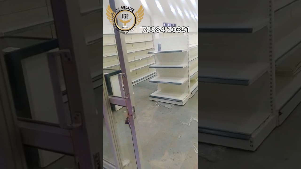 Supermarket Racks Installed in Shimla 🛒 | IGE Racking Solution. 