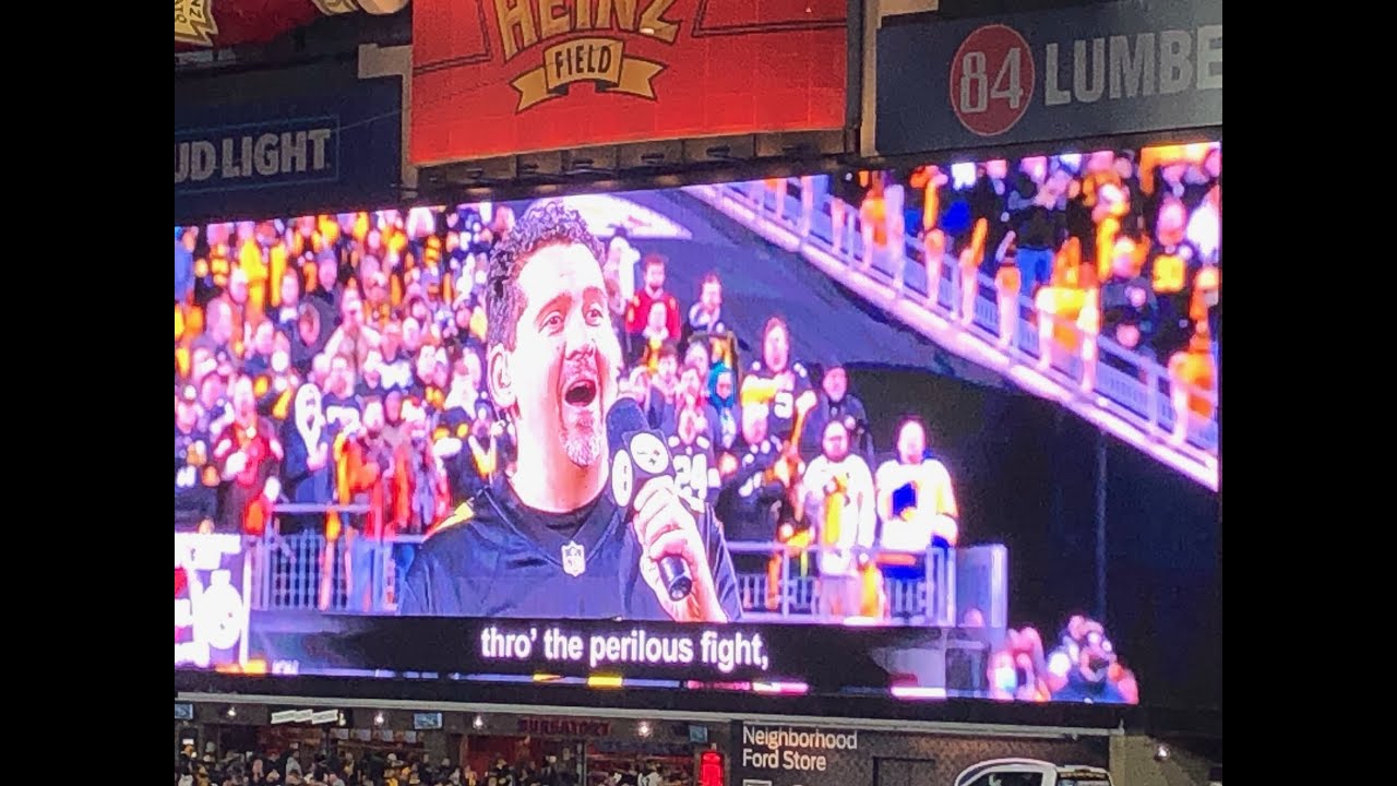 Graham Fandrei, Steelers Anthem January 3rd, 2022 - Ben Roethlisberger's Last Home Game