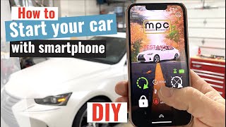 How to remote start your car with smartphone Lexus IS200t - best smartphone remote start system MPC