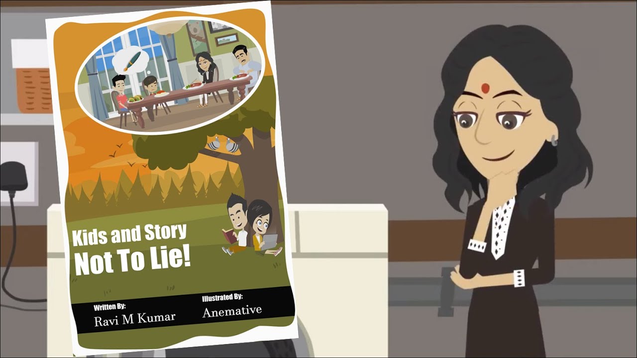 Kids And Story in English: Not to lie! Stop telling lies.