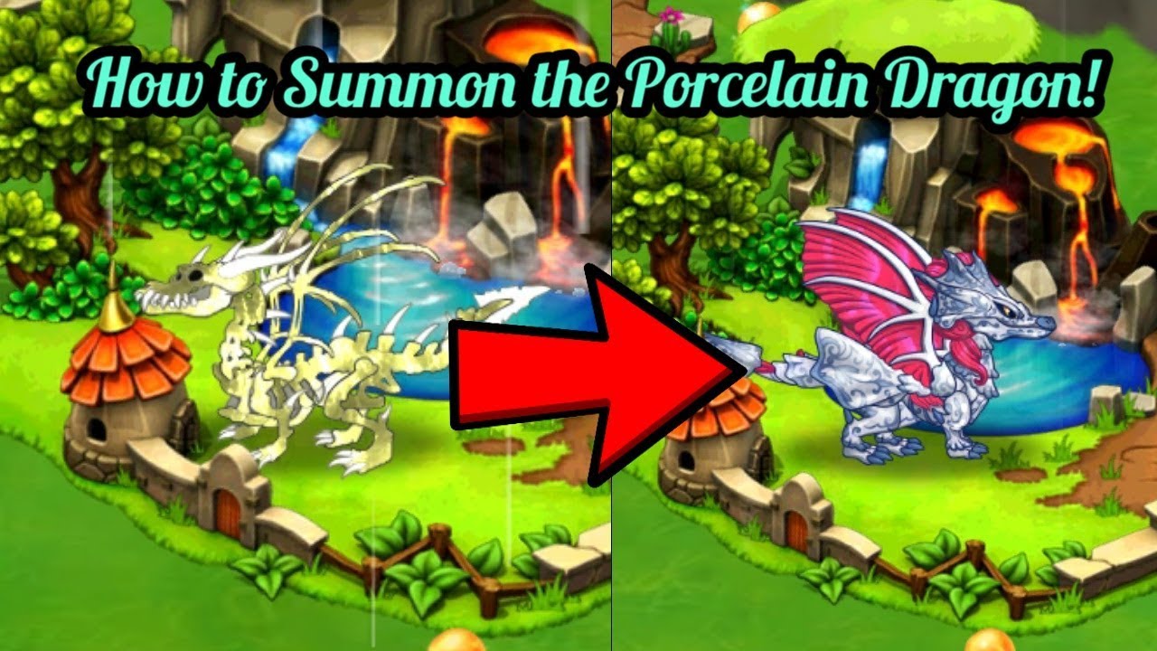 How to summon Porcelain Dragon! Dragonvale YouTube