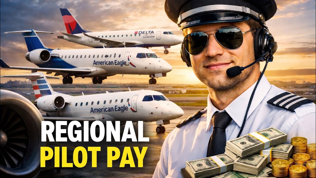 Regional Airline Pilot Pay in 2026 – What First Year FOs Actually Make
