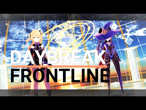 【原神MMD/Genshin Impact MMD】 フィッシュルとモナでDAYBREAK FRONTLINE【4K】