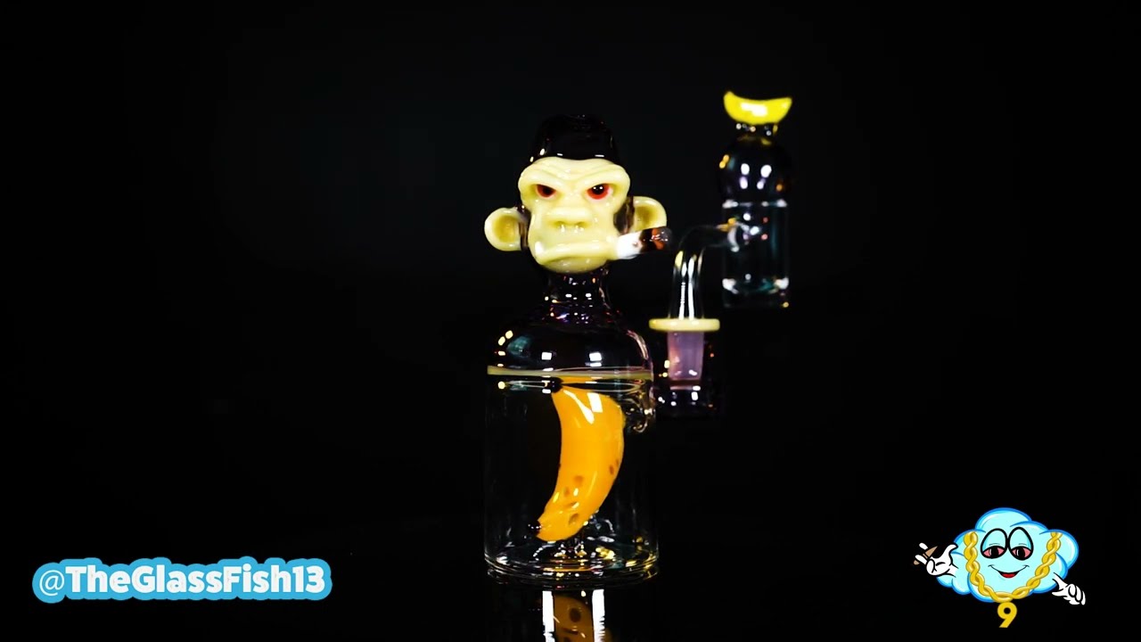 Jon Fischbach Purple Lollipop Smoking Chimp Rig