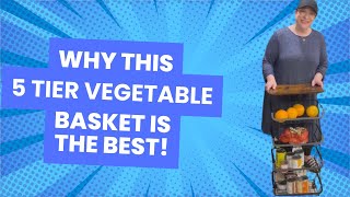 Review of Fruit Vegetable Basket for Kitchen, 5 Tier