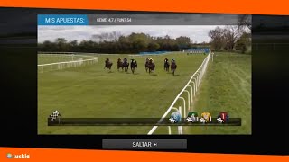 Кадр из ролика «Apuestas Carreras de Caballos Virtuales | Luckia»