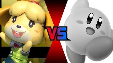 SSBU - Isabelle (me) vs Fake Kirby