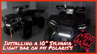 LED bar install on  a 2020 Polaris Sportsman