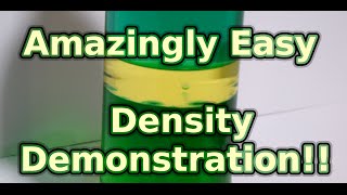 Amazingly Easy at Home Density Experiment!!
