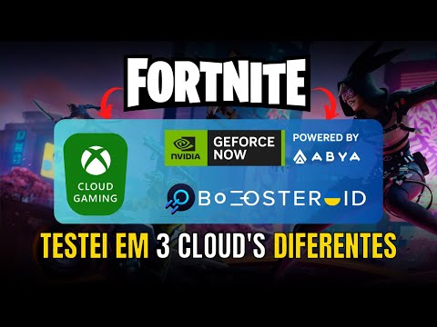 FORTNITE in 3 DIFFERENT CLOUD GAMING!!! XCLOUD, GEFORCE NOW and BOOSTEROID!  