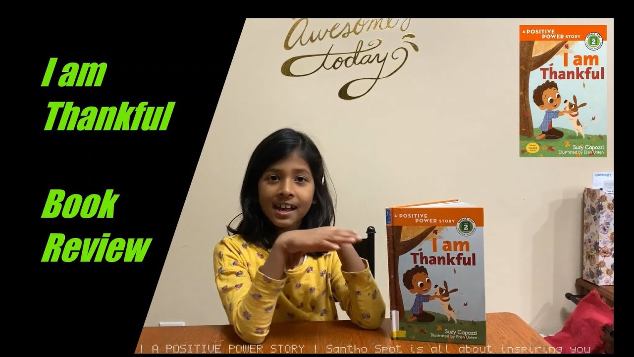 I am Thankful | Book Review | Santho Spot - YouTube