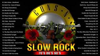 Scorpions, Bon Jovi, U2, The Eagles, Aerosmith, Led Zeppelin Best Slow Rock Ballads Of 80s, 90s