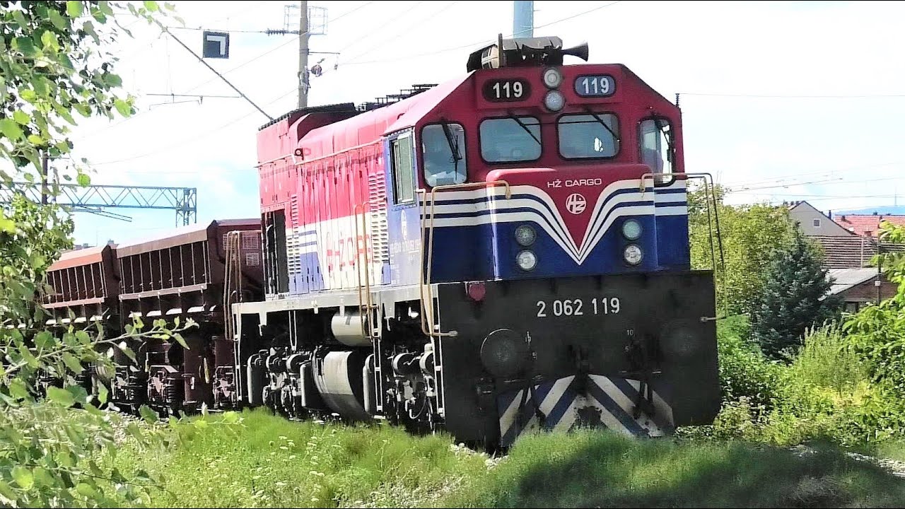 HŽ vlakovi snimljeni u Kolovoz 2023. Trains filmed in Croatia, August 2023. (Croatian Railways)
